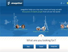 Tablet Screenshot of jewgether.org